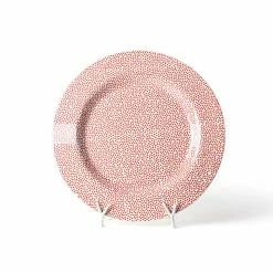 Coton Colors Red Small Dot Big Entertaining Round Platter